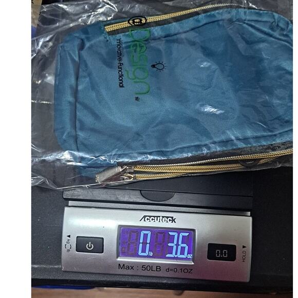 @Design Unisex RFID Smartphone Compatible 3 Zip Pocket Crossbody Purse Bag - Picture 3 of 3